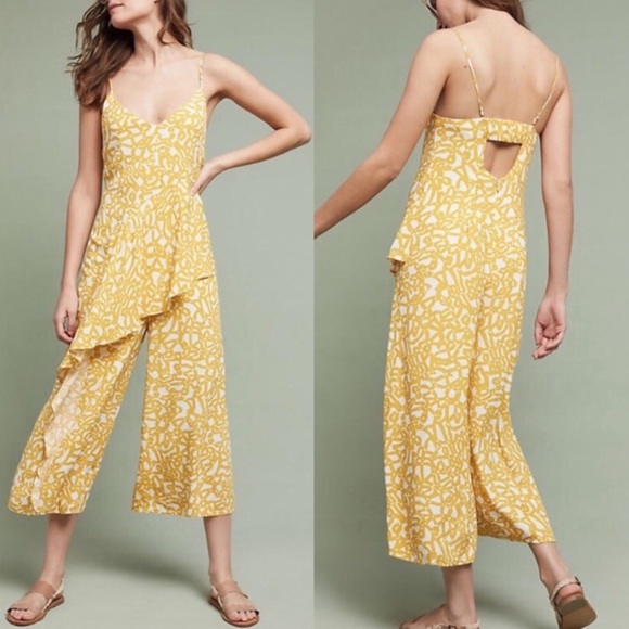 Anthropologie Pants - ANTHOPLOGIE /  Maeve Brittany Goldenrod  Jumpsuit